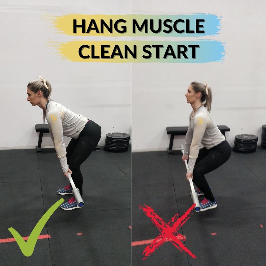 Hang Muscle Clean Start