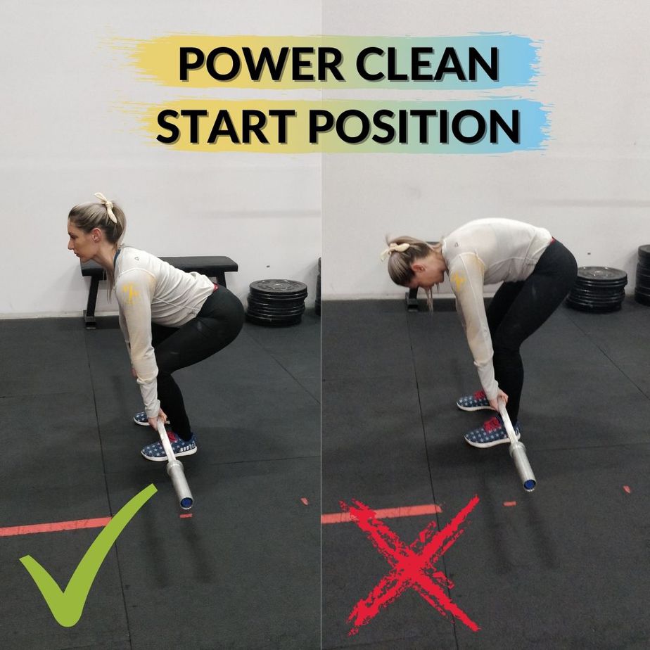 Power Clean Start Position